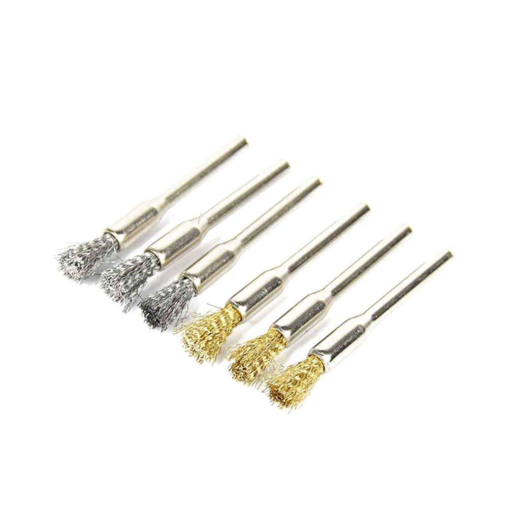 36pcs Steel Wire Brush Set - Polishing Wheel Brushes for Metal Grinding, Welding & Surface Pretreatment - Ideal for DIY, Auto Repair & Metalworking Projects