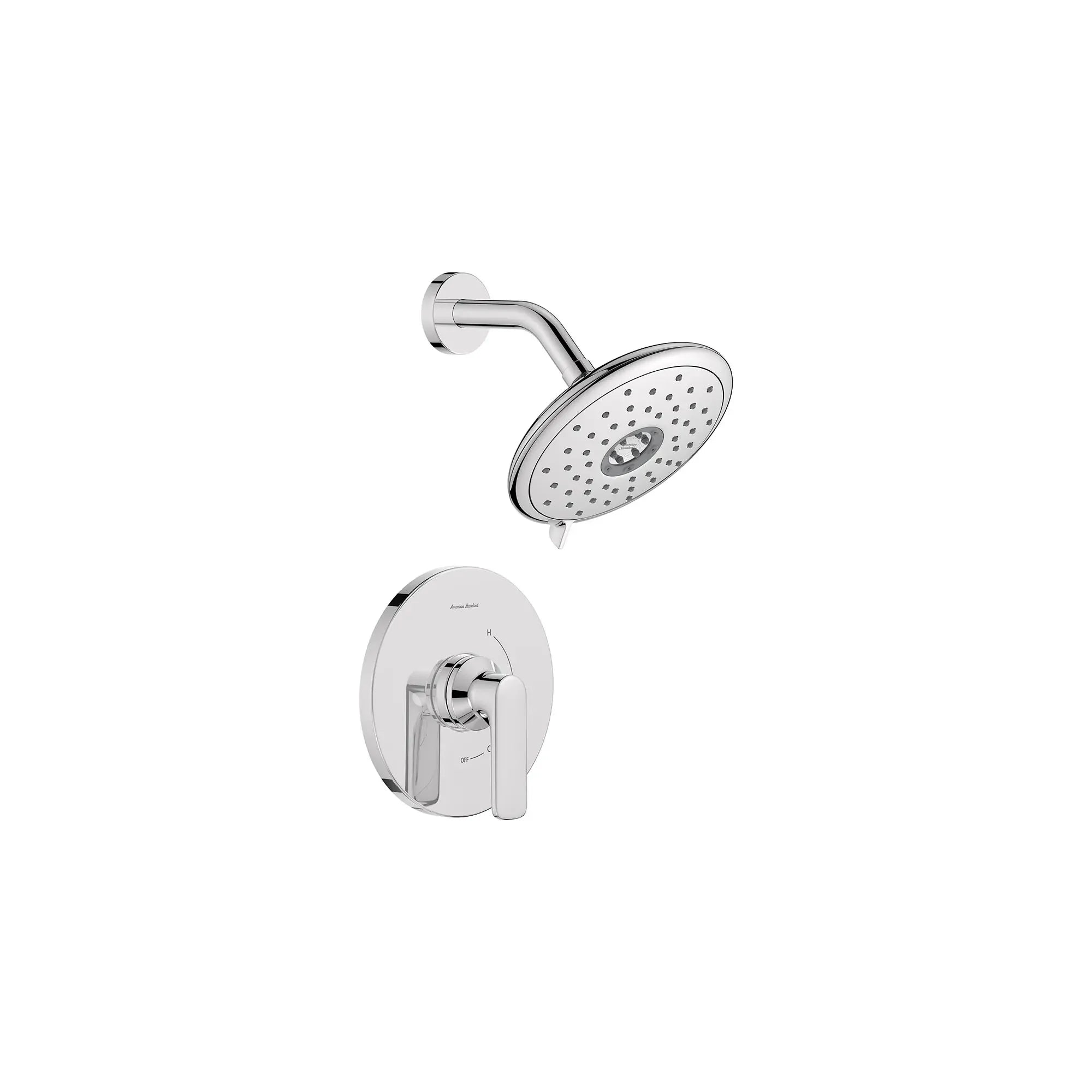 1.8 GPM Water Saving Shower Trim Kit with Double Ceramic Pressure Balance Cartridge & Lever Handle - Perfect for Eco-Friendly Bathrooms & Modern Home Renovations