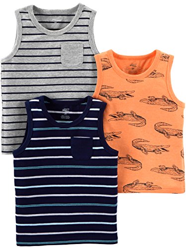 Grey Stripe/Light Orange Alligator/Navy Double Stripe