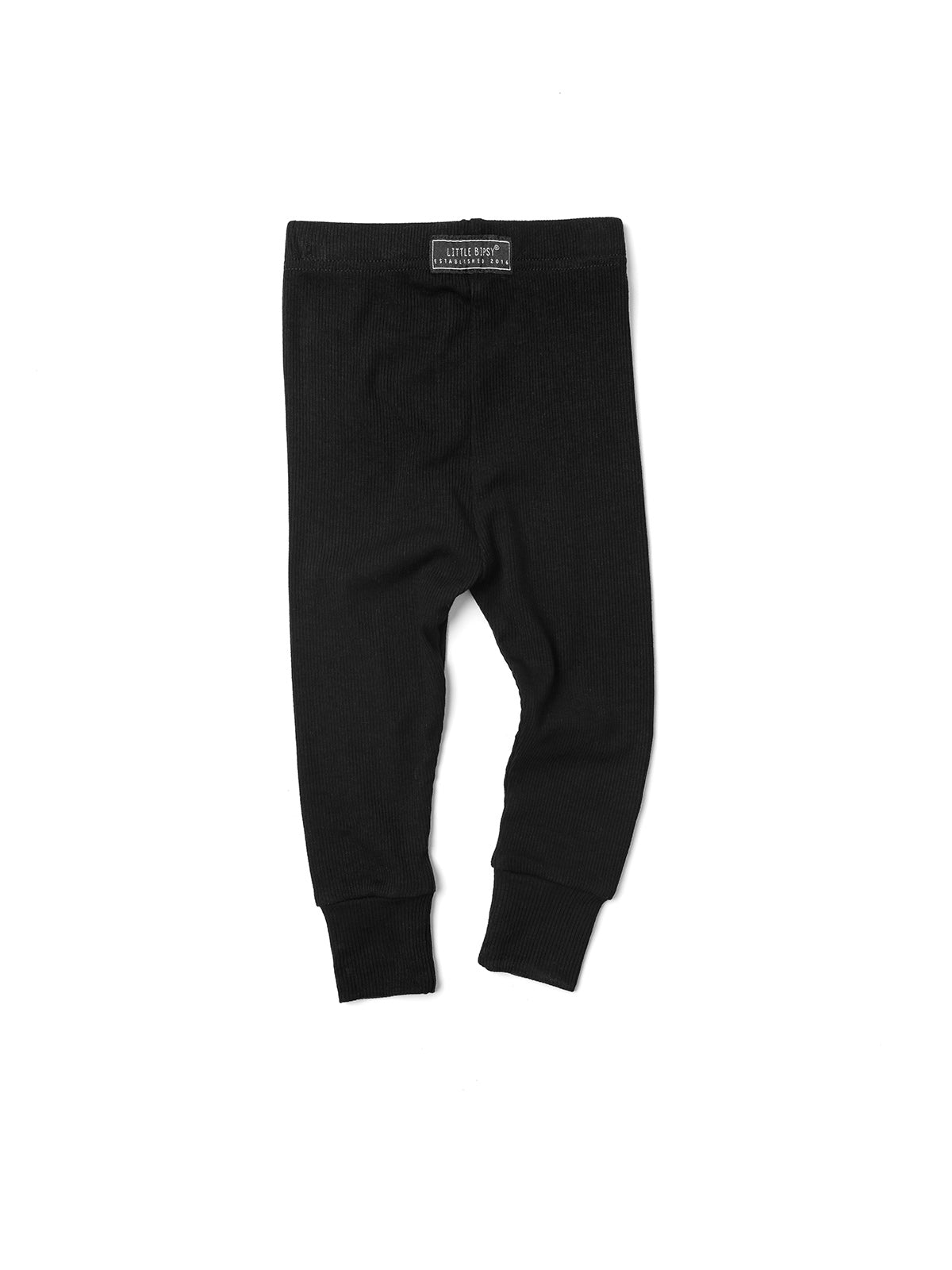High Waist Ribbed Leggings for Women - Stretchy & Comfortable Black Workout Leggings - Perfect for Yoga, Running & Gym