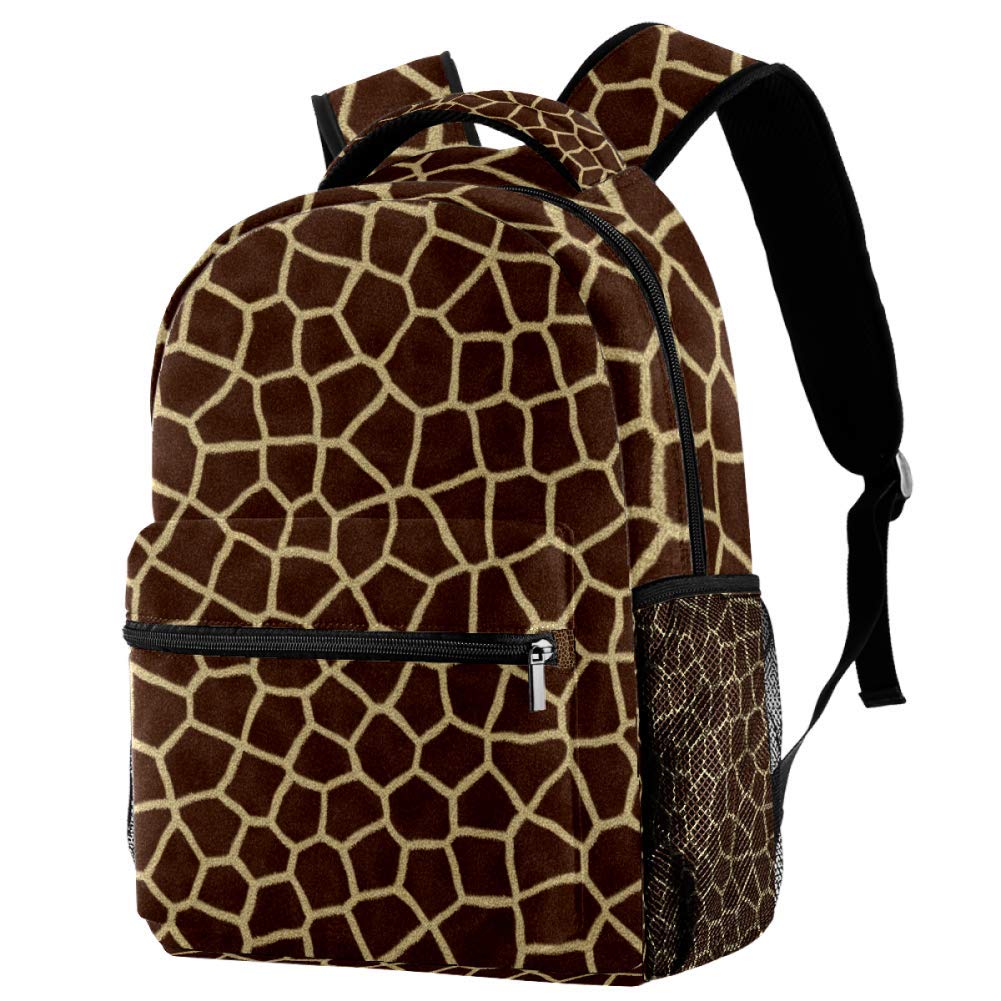 Giraffe Print Shoulder Bags for Women - Fashionable School Backpacks & Laptop Bags - Perfect for College, Work, and Travel Accessories