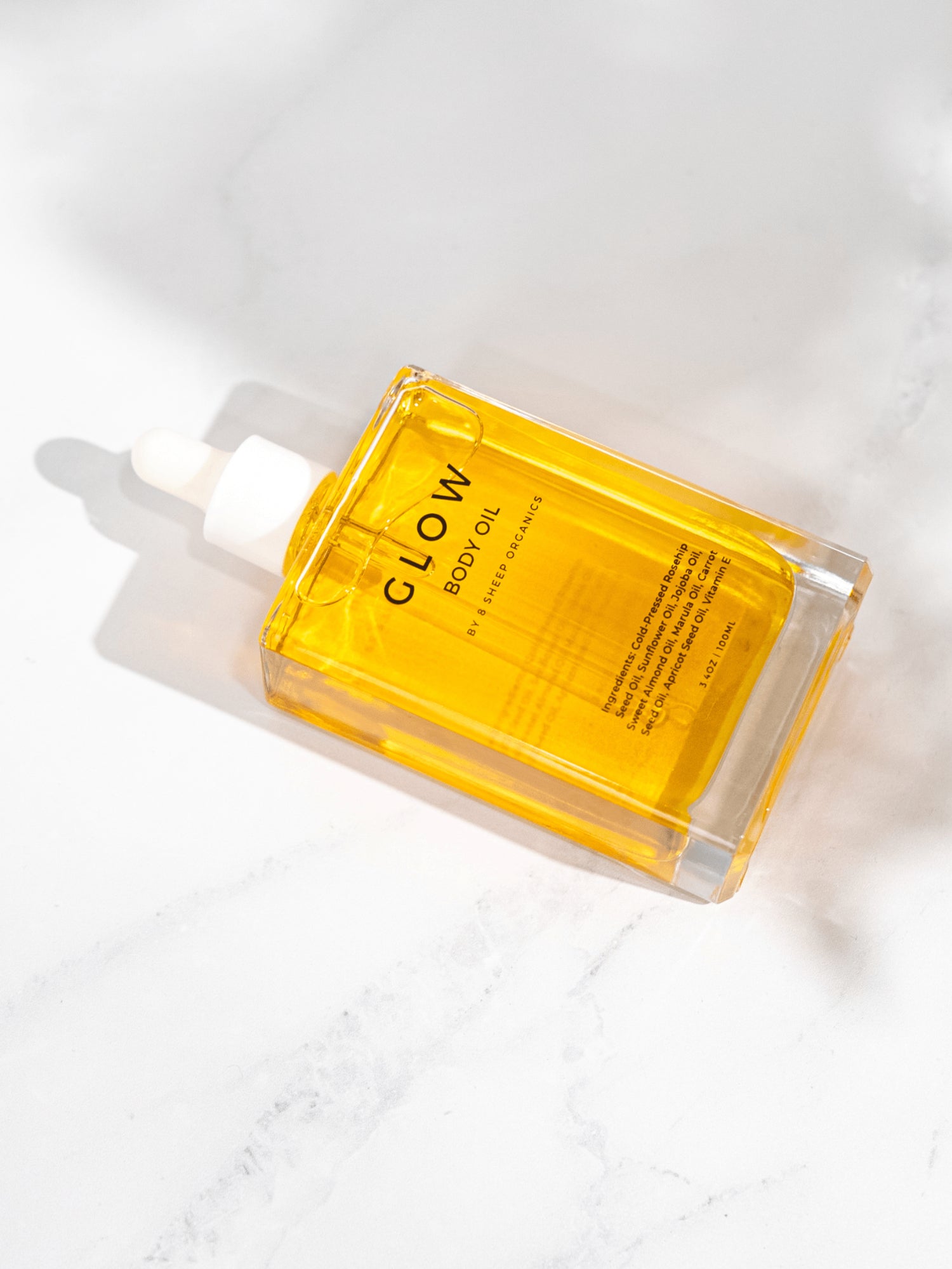8 Sheep Organics Glow Body Oil - Natural Hydrating & Nourishing Skincare for Radiant Skin | Perfect for Daily Moisturizing, Massage & Post-Shower Care