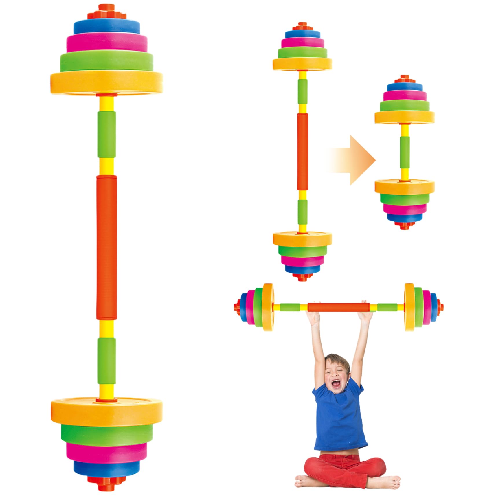 Kids Adjustable Water/Sand Weights - Reusable Gym Equipment for Home Fitness