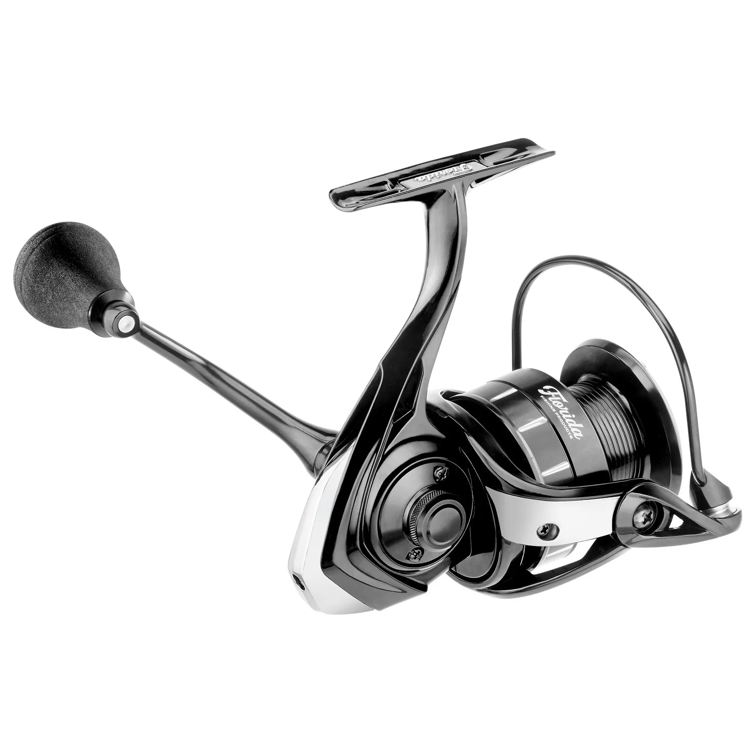 Florida Fishing Spinning Reel - Saltwater & Freshwater Baitcasting Reel with Smooth Drag System - Perfect for Offshore, Inshore, and Pier Fishing