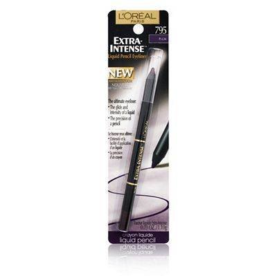 L'Oreal Extra Intense Liquid Pencil Eyeliner 795 Plum - Waterproof Smudge Proof Eyeliner for Long Lasting Makeup | Perfect for Day to Night Looks, Parties & Special Occasions