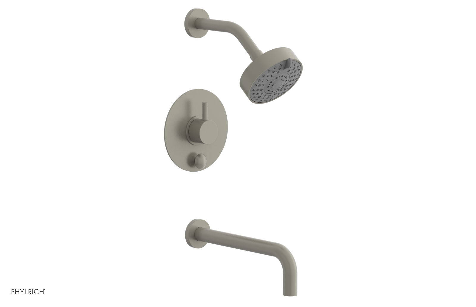 BASIC II 10 Pressure Balance Tub and Shower Faucet Set - 230 29 10 - Perfect for Bathroom Renovation & Modern Home Upgrades