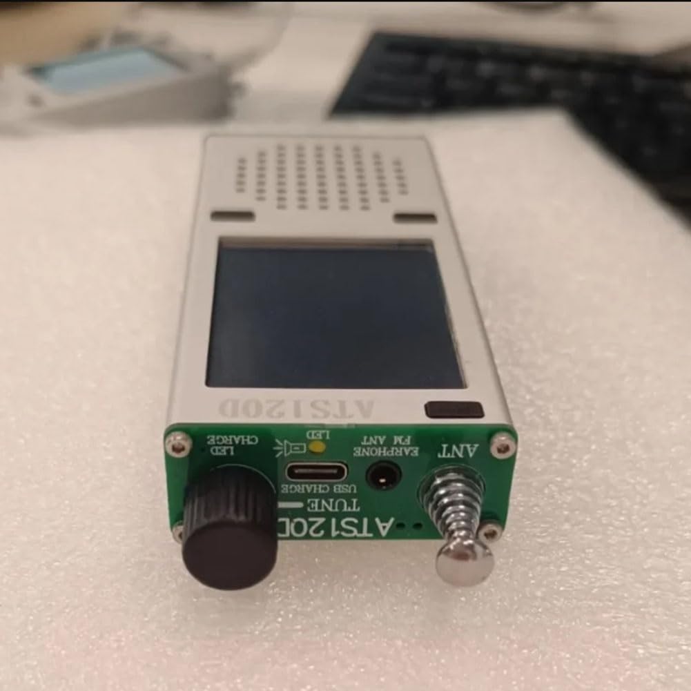 HUPYOMLER SI4732 ESP32 Bluetooth 2.4 Inch Touch LCD FM AM LSB USB Aviation Band Radio Receiver ATS120D Digital Decoded Radio - Perfect for Aviation Enthusiasts, Ham Radio Operators, and Emergency Communication