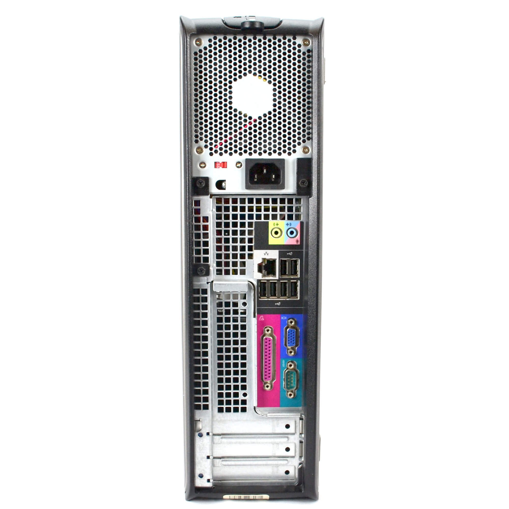 Refurbished Dell Desktop Computer with WiFi, Intel Dual Core 2.0GHz, 80GB HDD, 2GB RAM, Windows 10 Pro & 17