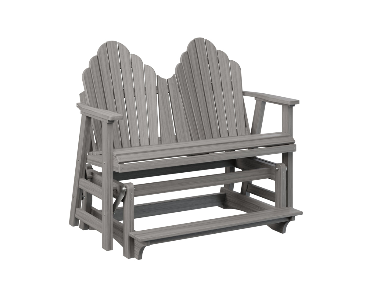 Berlin Gardens Cozi Back Double Counter Glider - Outdoor Patio Swing Bench with Canopy for Porch, Garden, and Backyard Relaxation