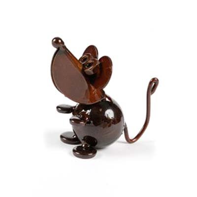Yardbirds Richard Kolb Church Mouse Copper Figurine - Vintage Collectible Home Decor for Shelves & Cabinets
