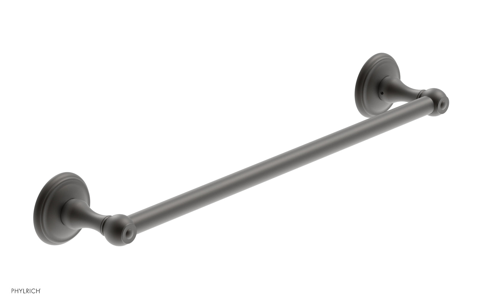 3RING 18-Inch Brushed Nickel Towel Bar - Modern Bathroom Towel Rack for Kitchen, Bathroom & Laundry Room - Durable & Rust-Resistant