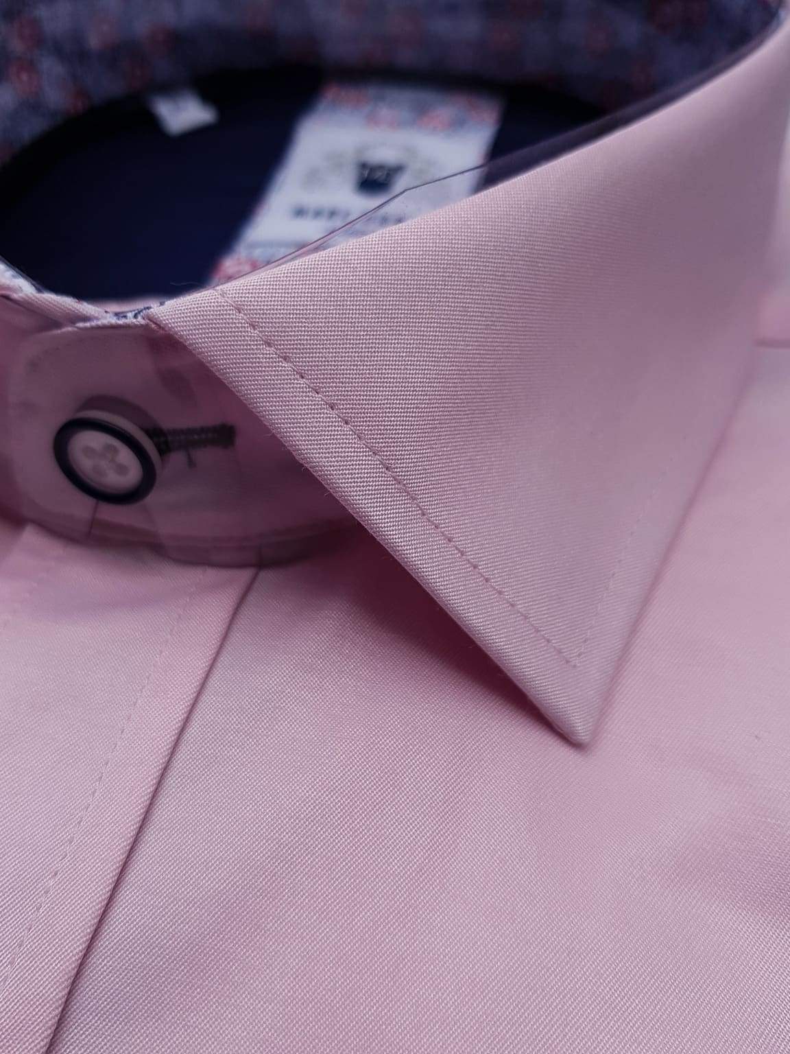 Marc Darcy Alfie Pink Long Sleeve Casual Shirt for Men - Stylish Office Wear & Date Night Outfit