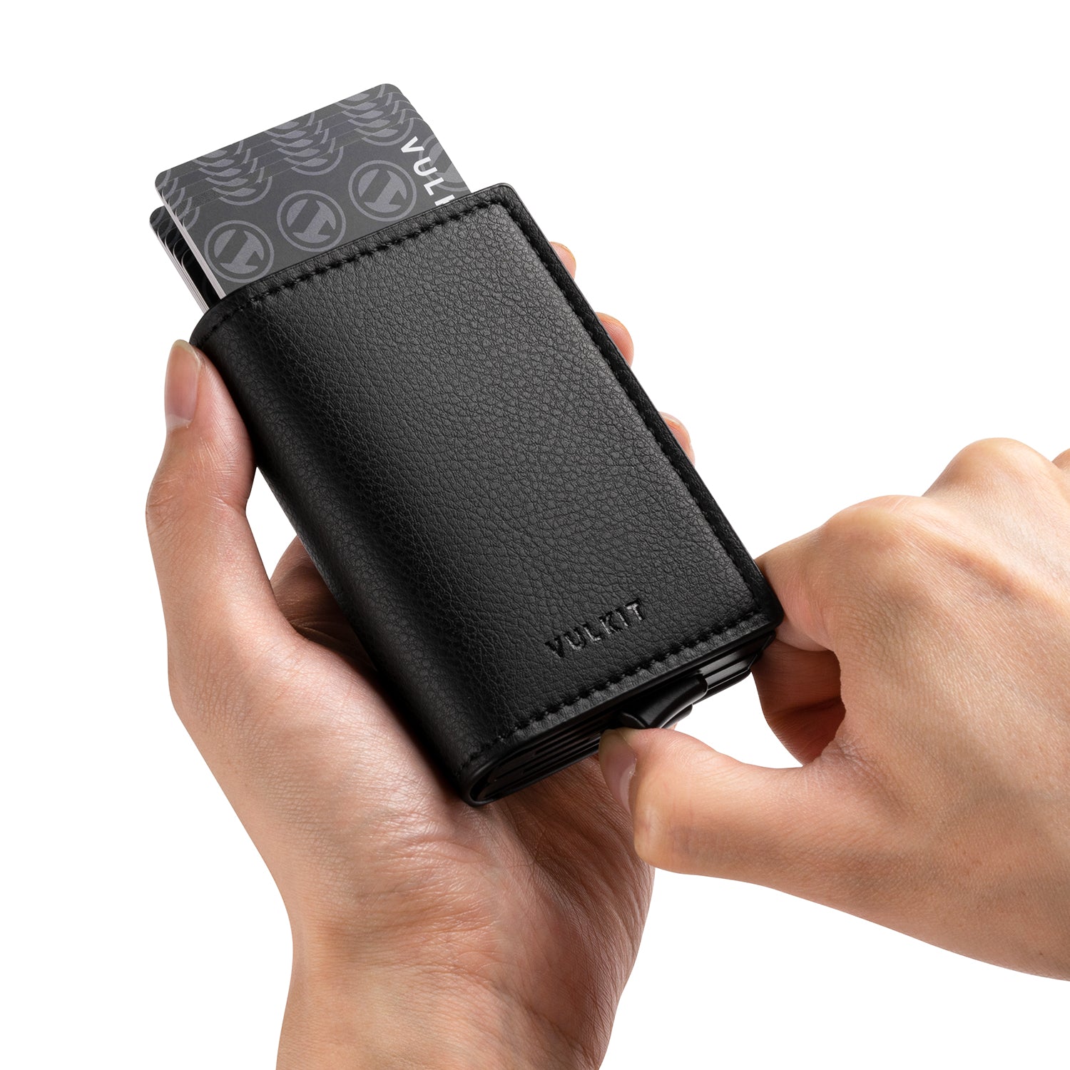 VC201d Double Aluminum Card Holder - Slim RFID Blocking Wallet for Credit Cards & IDs | Perfect for Travel, Business & Everyday Use