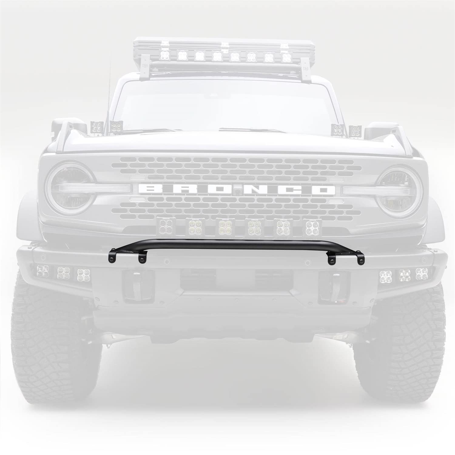 2021-2022 Ford Bronco Front Bumper LED Light Bracket - Compatible with 6x 3