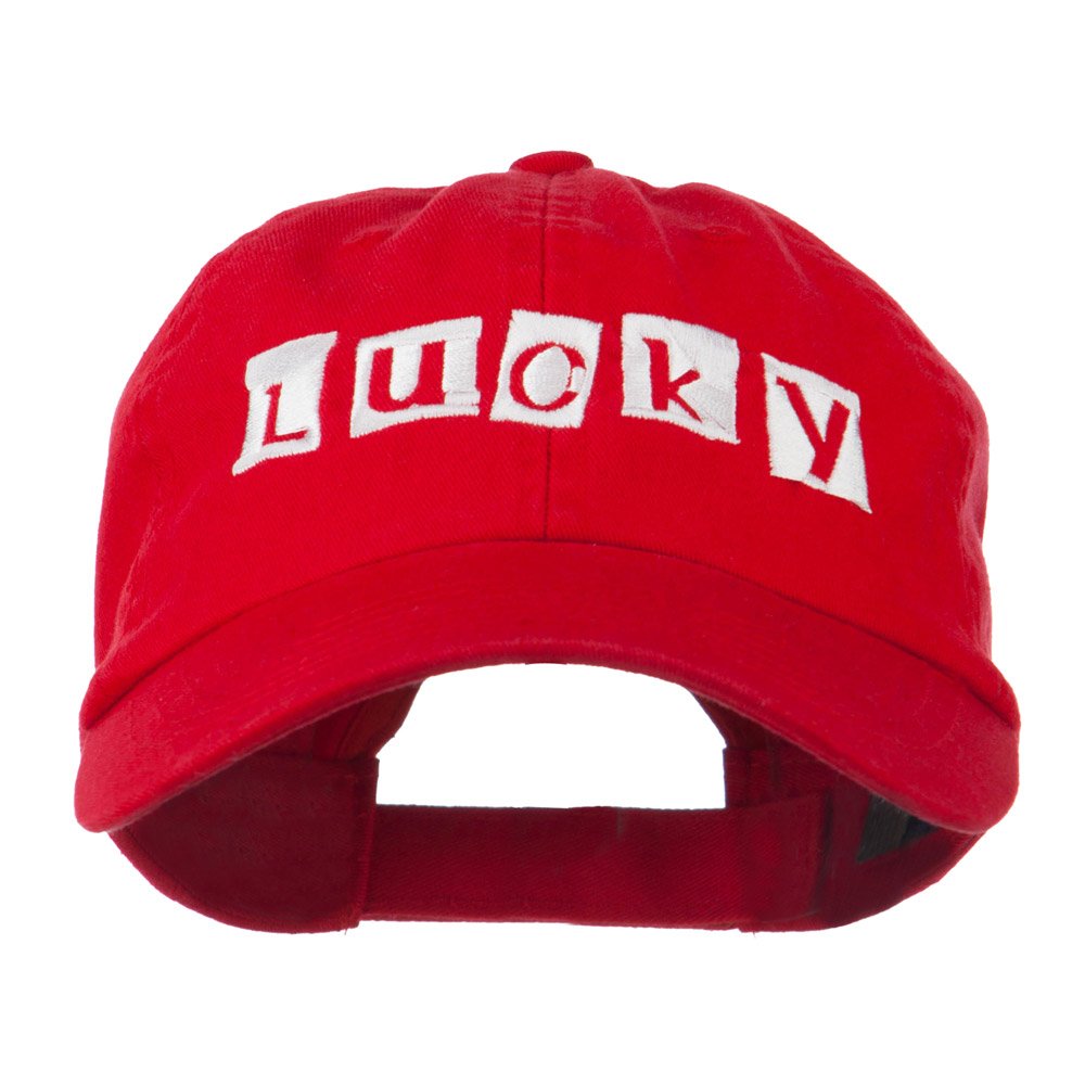 Lucky Embroidered Baseball Cap for Men & Women - Stylish Adjustable Dad Hat - Perfect for Outdoor Sports, Casual Wear & Gifts
