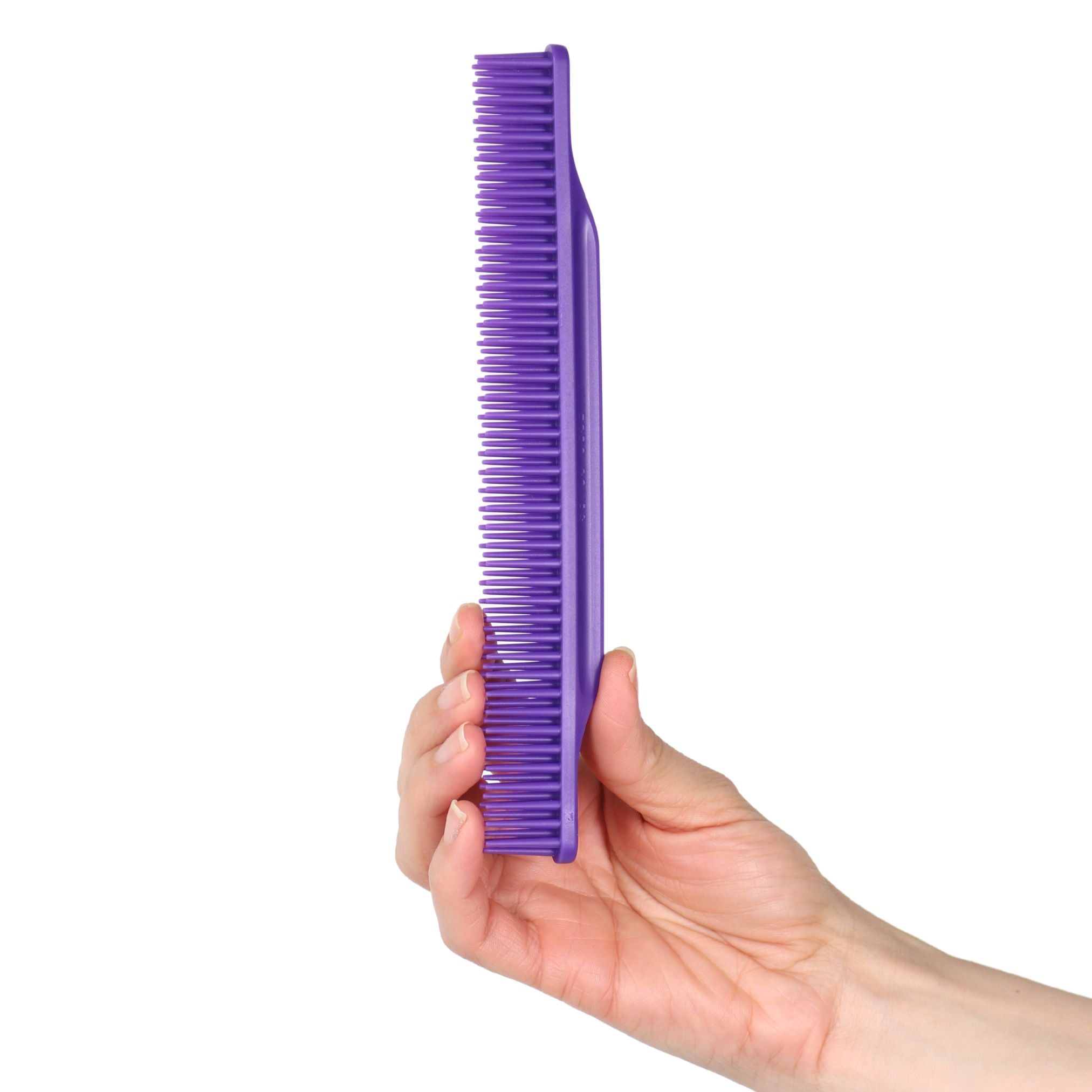 Allegro Combs #70 Wide Tooth Detangling Comb - 3 Row Styling Brush for Wet & Curly Hair - Perfect for Salon, Home & Travel Use
