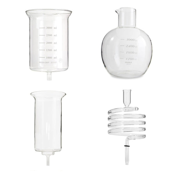Yama Cold Drip Coffee Maker 25 Cup - Replacement Parts & Accessories for Slow Drip Iced Coffee Brewing at Home or Cafe