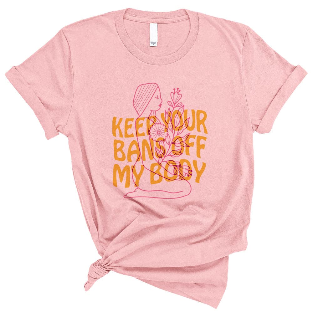 Unisex 'Keep Your Bans Off My Body' Protest T-Shirt - Comfortable Cotton Tee for Activism, Rallies & Everyday Wear