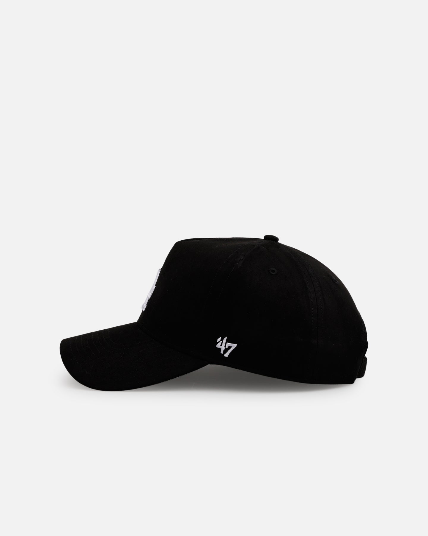 47 Brand Los Angeles Dodgers 'Ultrasuede' 47 MVP Adjustable Strapback Snapback Hat - Black/White Baseball Cap for Men & Women - Perfect for Games, Sports & Casual Wear
