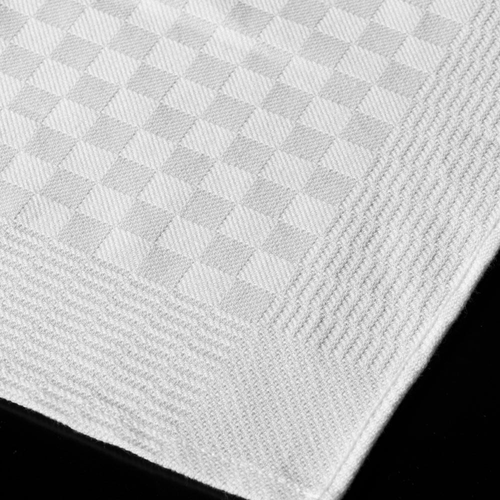 Checkered Side Towel 5-Pack - Soft Absorbent Kitchen Towels for Dishes, Cleaning & Decoration - Perfect for Home, Restaurant & Cafe Use