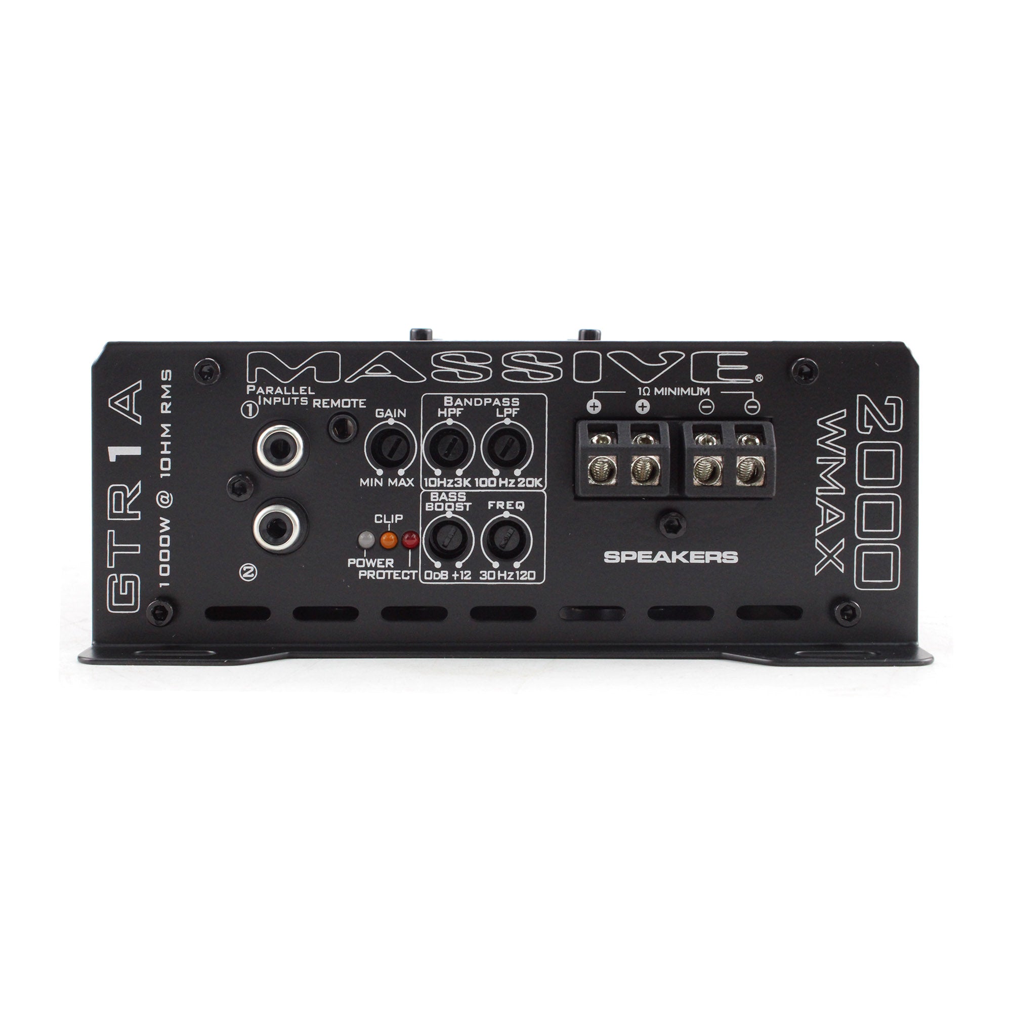 GTR1A 1060 Watt RMS @ 1 Ohm Mono Block GT Series Full Range Car Amplifier with Bass Remote - Powerful Audio Upgrade for Trucks, SUVs and Custom Car Stereo Systems