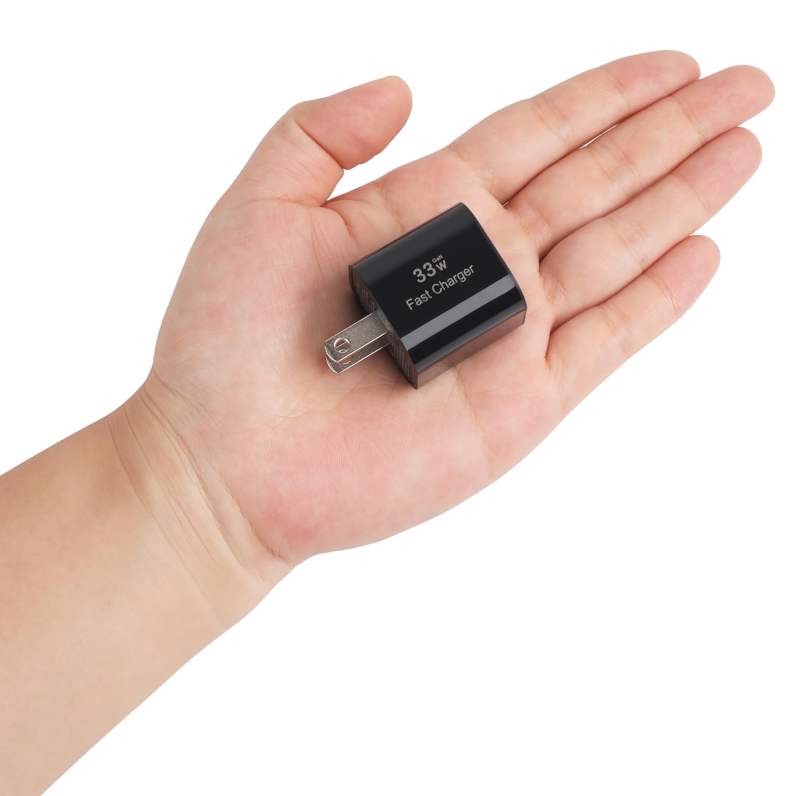 PDMAX 33W Dual Port USB C Charger Block - Fast Charging USB-C & USB-A Wall Adapter with PPS Technology | ETL Certified | Compatible with iPhone 16/15/14, Samsung Galaxy S23/S22, Google Pixel 8/7, iPad Pro/Air | Perfect for Home, Office & Travel Charging
