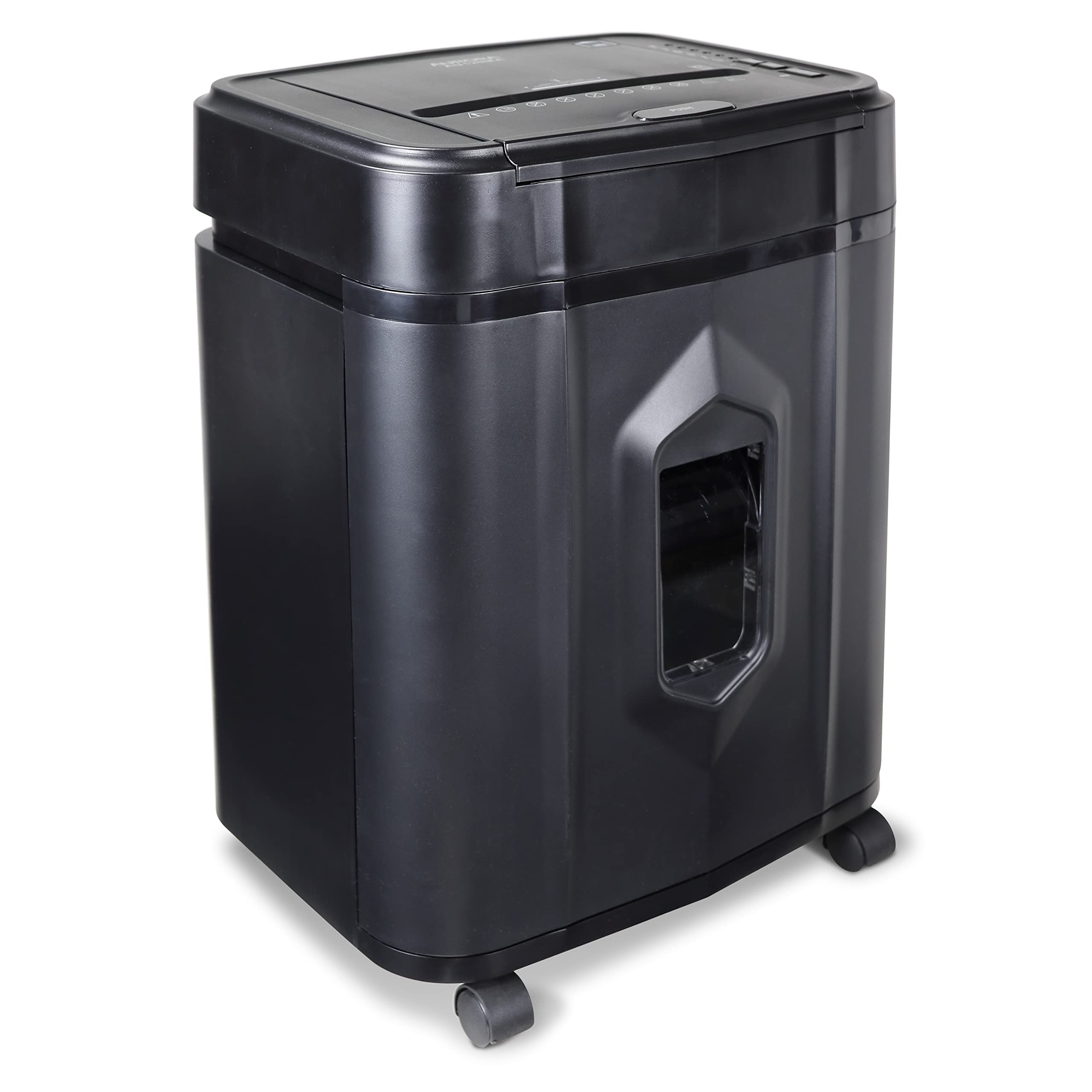 Aurora AU120MA 120-Sheet Auto Feed High Security Micro-Cut Paper Shredder - 30 Minute Run Time (Black) | Ideal for Office, Home & Small Business Document Security