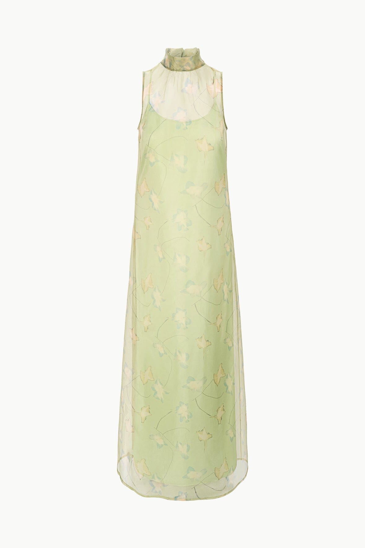 ALBEE DRESS | Botanical Moss Print Flowy Summer Dress for Women - Perfect for Beach Vacations, Garden Parties & Boho Fashion