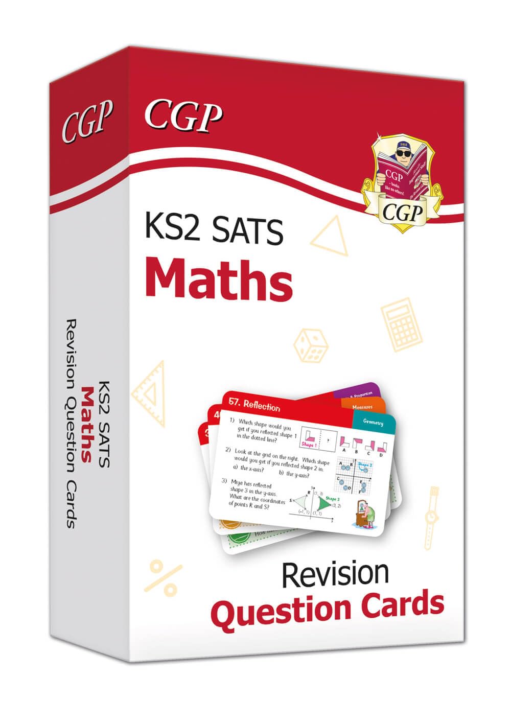 CGP KS2 Maths Year 6 SATS Revision Question Cards - 2025 Test Preparation | Practice Questions for Key Stage 2 SATS Exams | Perfect for Home Study and Classroom Learning