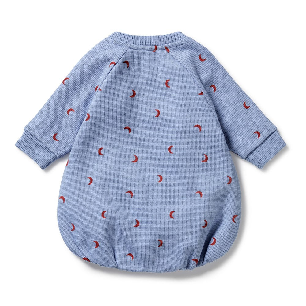 Hey Moon Organic Waffle Bodysuit - Soft Cotton Baby Onesie for Newborns & Infants | Perfect for Playtime, Sleep & Everyday Wear