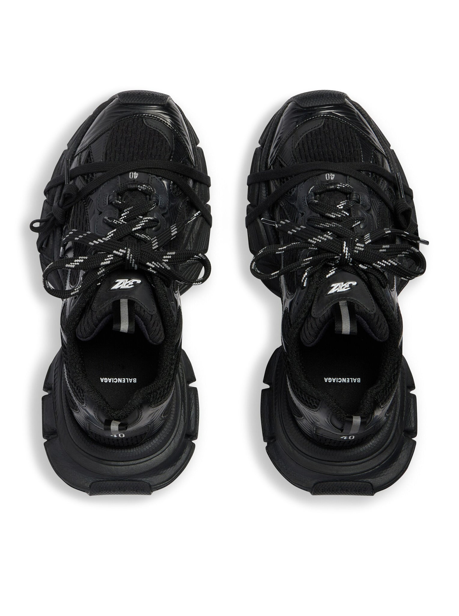 Balenciaga 3XL Sneakers for Men - Black High-Top Fashion Shoes | Streetwear, Casual Wear & Urban Style