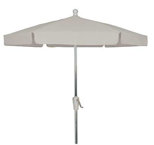 Natural with Bright Aluminum Pole