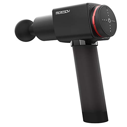 **Meresoy Super S Cordless Percussion Massage Gun – Professional Deep Tissue Muscle Massager with 6 Speeds & 6 Heads for Pain Relief, Recovery & Relaxation – Portable for Home, Gym, Office & Travel Use**