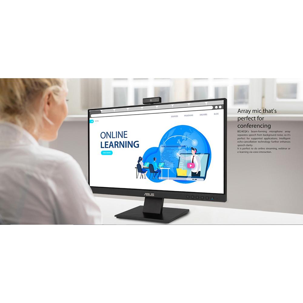 ASUS 23.8 Inch Full HD Business Monitor with Built-in Webcam - Ideal for Video Conferencing, Remote Work & Home Office Setup