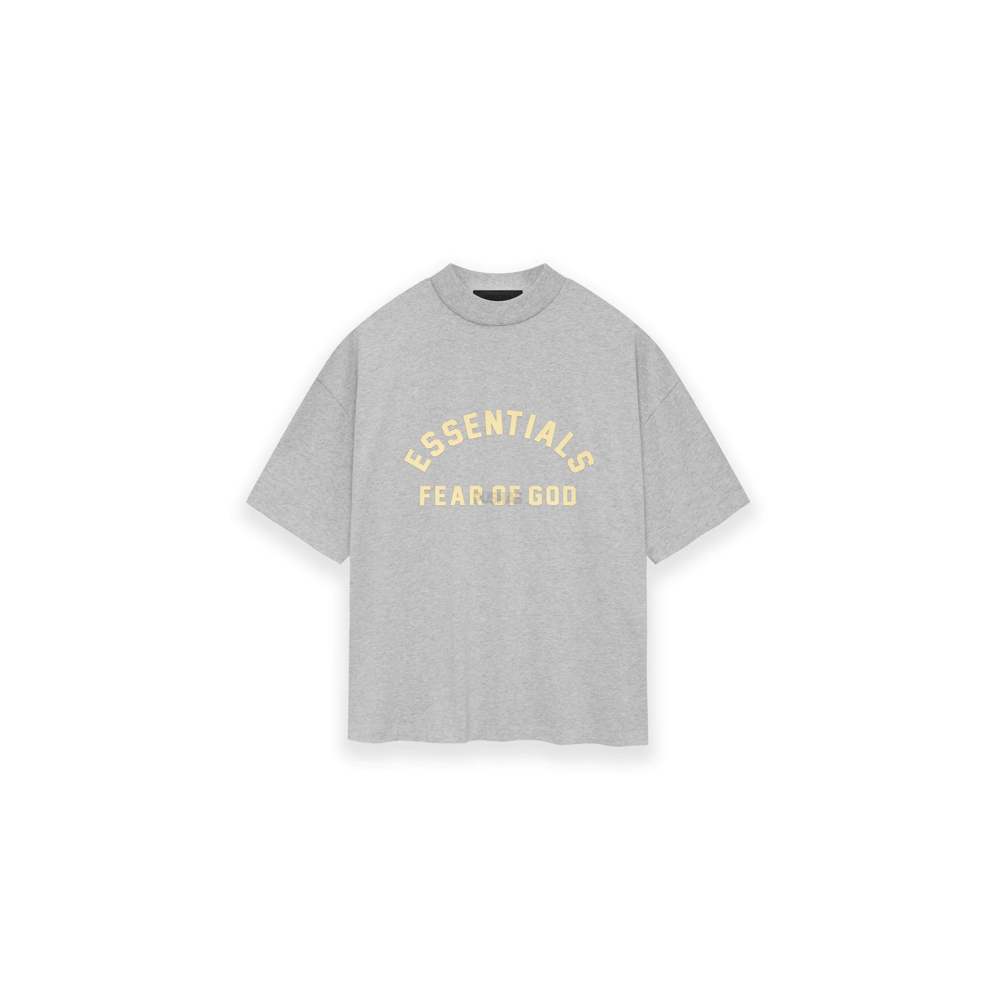 Fear of God Essentials Heavy Jersey Crewneck T-Shirt 'Seal' (2024) | Premium Cotton Streetwear for Men | Casual Outfit & Layering Essential