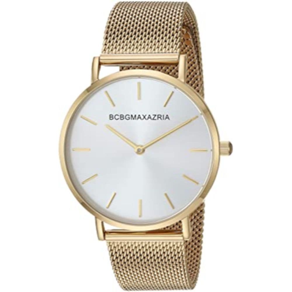BCBGMAXAZRIA BG50696003 Women's Luxury Watch - Elegant Stainless Steel Bracelet, Crystal Accents - Perfect for Office, Party & Special Occasions