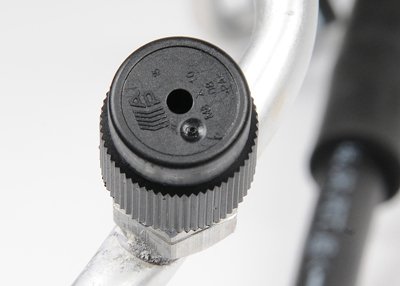 Genuine 15-33718 AC Refrigerant Hose - Silver | Replacement for Car Air Conditioning System | Perfect for Auto Repair & Maintenance