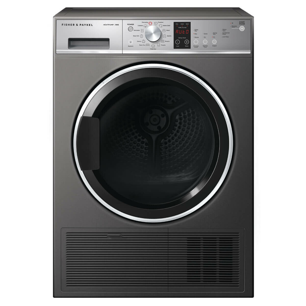 Fisher & Paykel Series 7 9kg Heat Pump Dryer - Energy Efficient, Graphite (DH9060PG2) - Perfect for Large Families & Eco-Friendly Homes