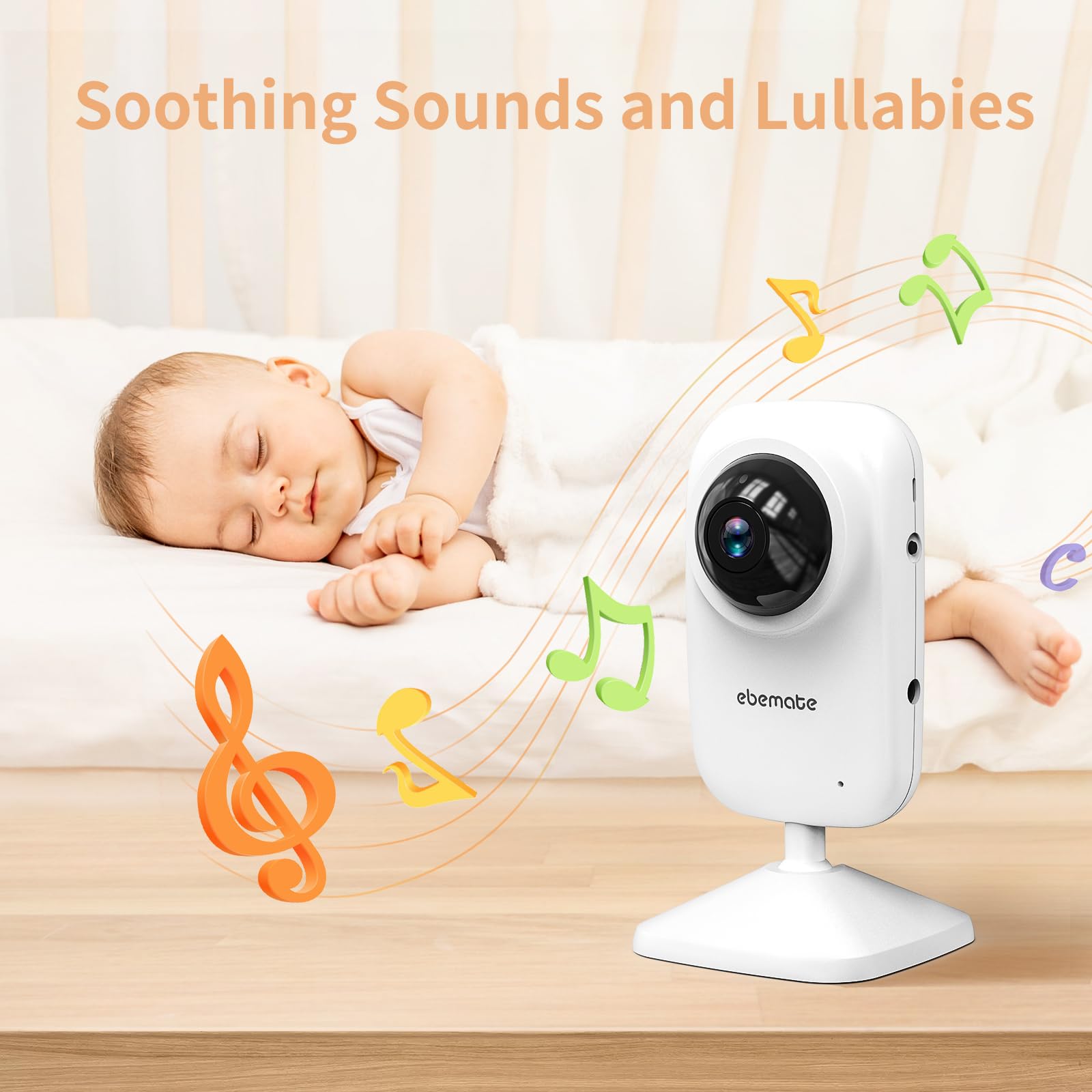 EBEMATE Baby Monitor with 2.8