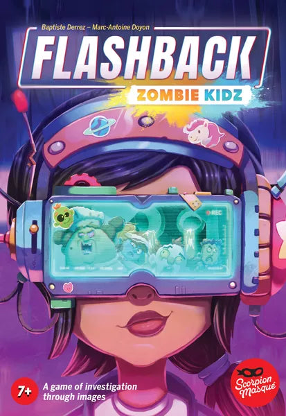 Flashback Zombie Kidz Board Game - Cooperative Strategy Game for Kids & Families | Fun Halloween & Family Game Night Activity