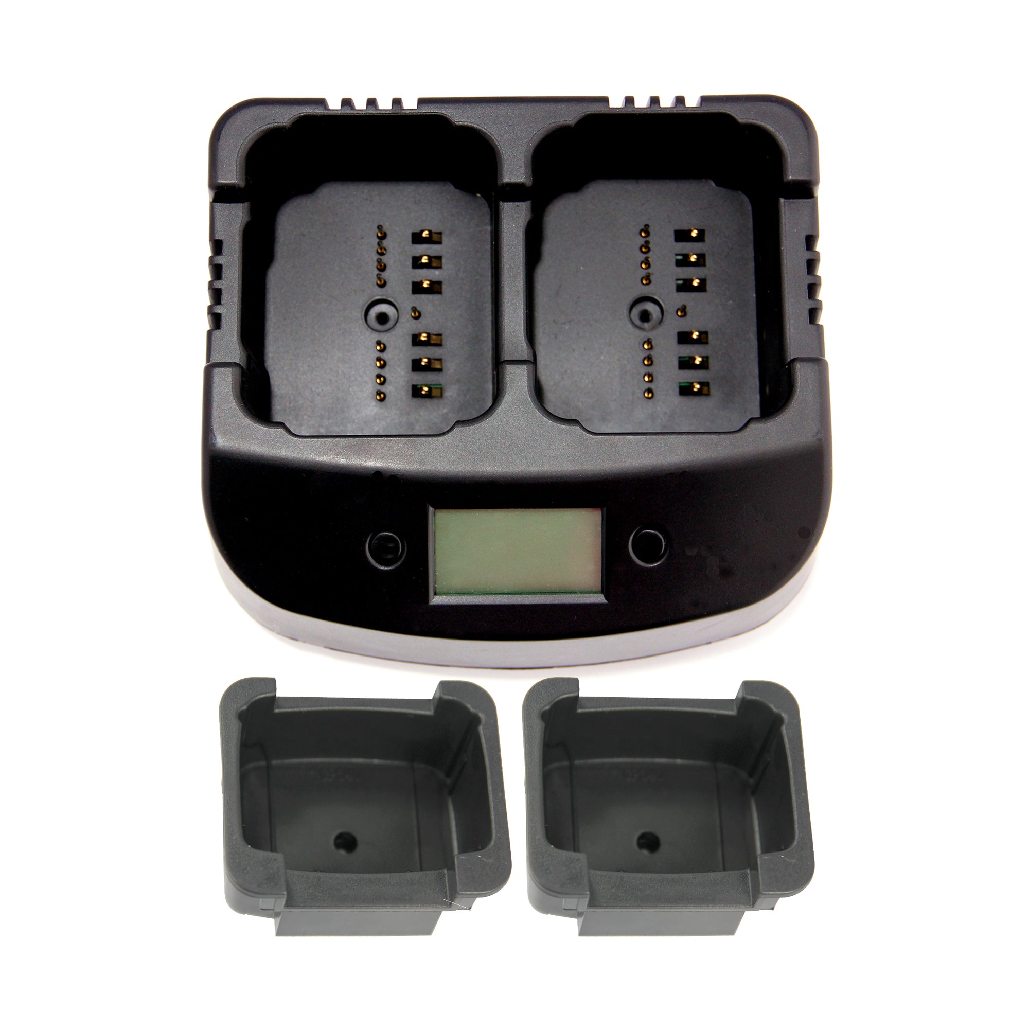 Dual Battery Charger for MOTOROLA Two Way Radios - Fast Charging Station for CP200, XPR Series - Perfect for Business, Security & Outdoor Communication