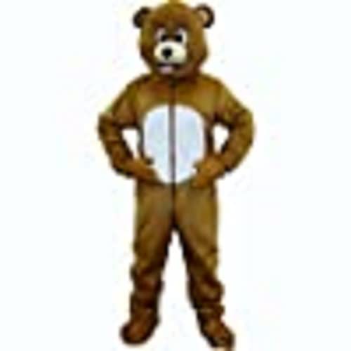 America Bear Mascot Costume for Kids & Adults - Patriotic Animal Outfit for Halloween, Cosplay & Sports Events