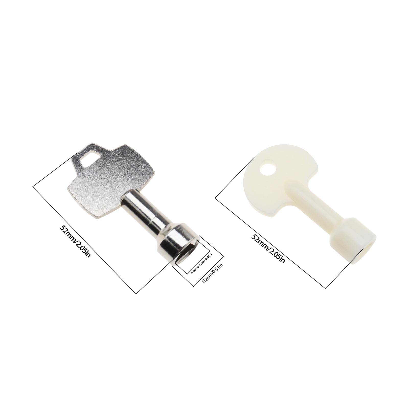 4PCS Triangle Key Trash Can Bin Metal Key Plastic Key Accessories for 70L Outdoor Peel Trash Can - Triangle Side Length 7-9mm - Perfect for Camping, Picnics & Outdoor Waste Management
