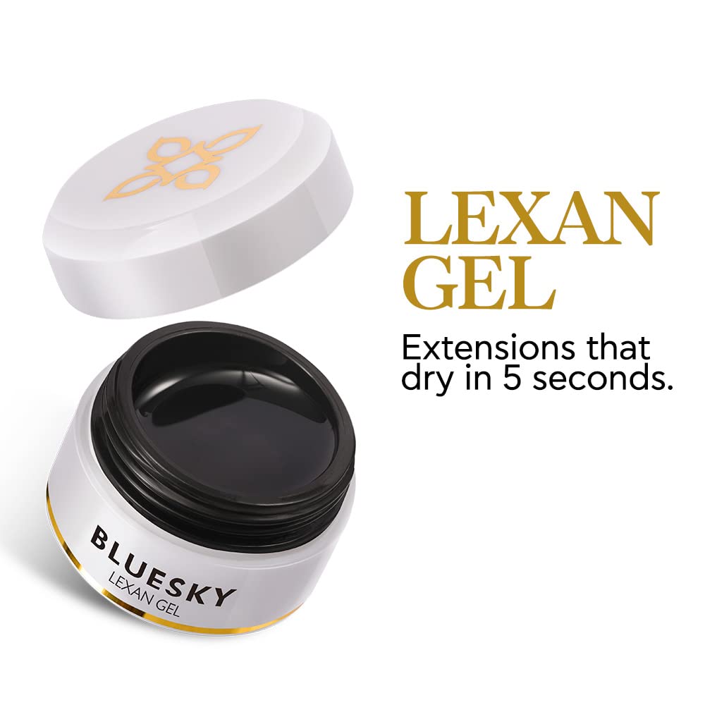 BLUESKY 15g Clear UV/LED Builder Gel for Nail Extensions - Long-Lasting Chip-Resistant Nail Strengthening Gel for French Manicure & 3D Nail Art | Professional Salon & DIY Nail Kit | Perfect Gift for Beauty Lovers | Ideal for Home Manicures, Wedding Nails, Bridal Parties, Holiday Events, Professional Salon Use & Everyday Wear | Great for Gel Nails, Acrylic Nails, Nail Art Designs, Nail Repair, and Nail Care Routine