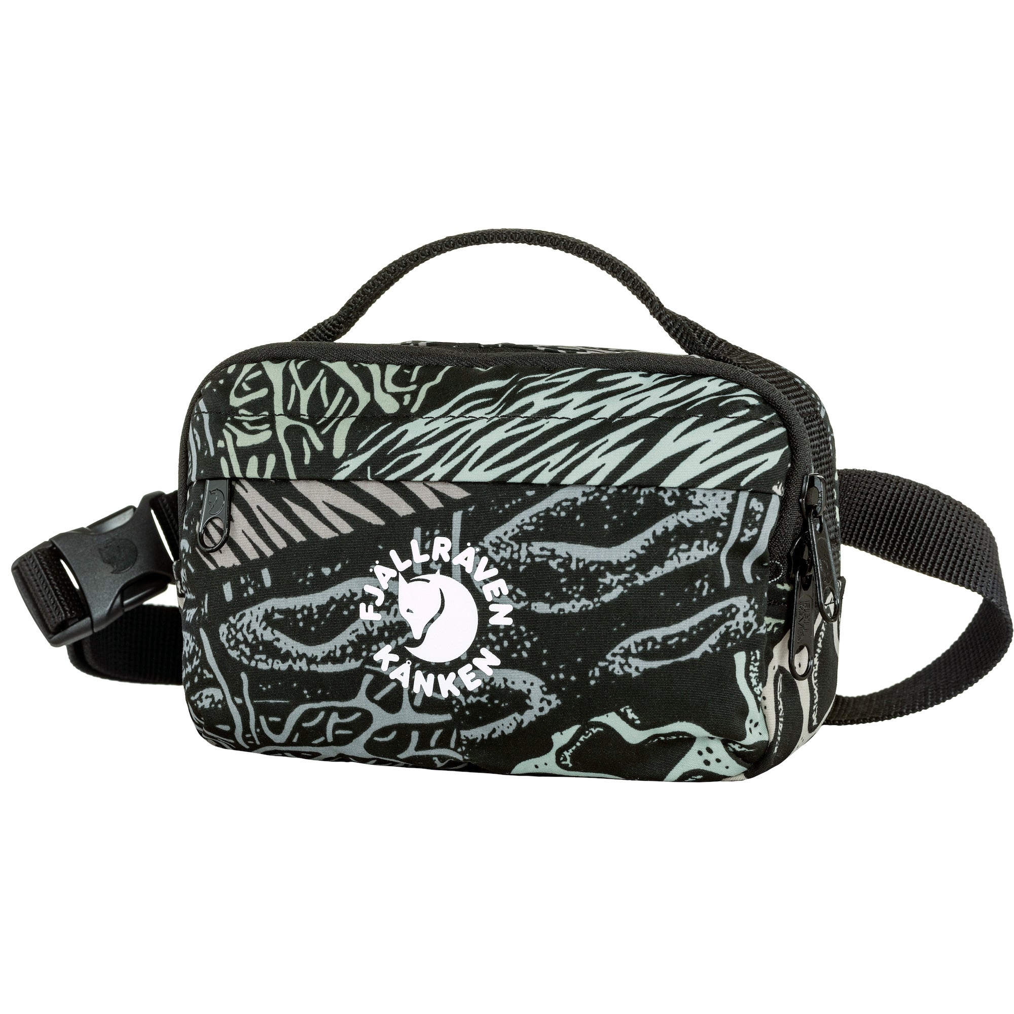 Fjallraven Kanken Art Hip Pack - Stylish & Durable Waist Bag for Travel, Hiking & Everyday Use - Darkwoods Design