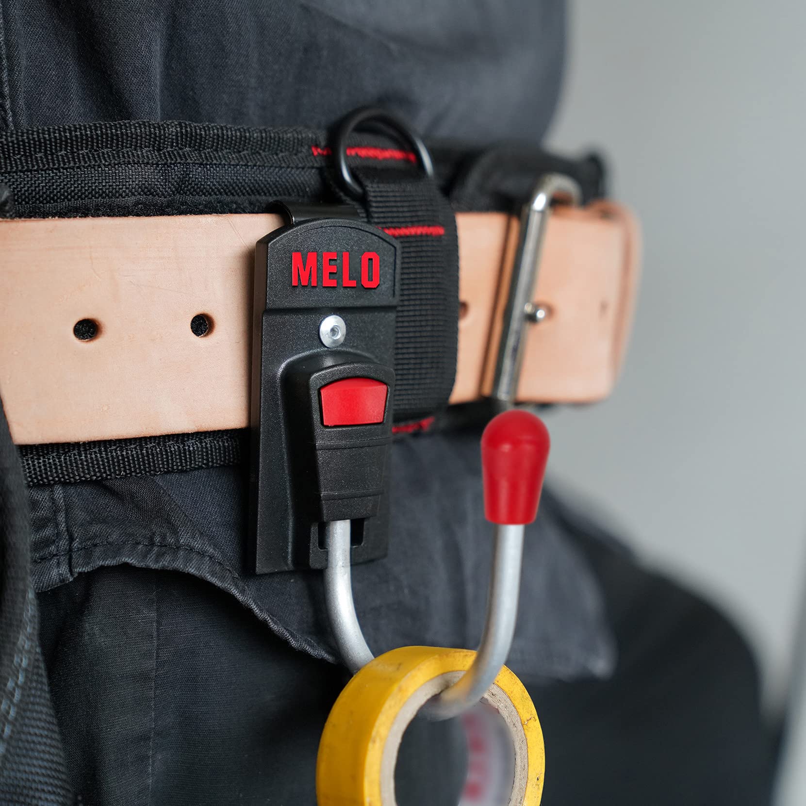 MELOTOUGH Heavy Duty Tool Holster for Cordless Drills - Adjustable Belt Hook & Pouch for Secure Tool Storage - Perfect for Construction, DIY Projects & Electricians