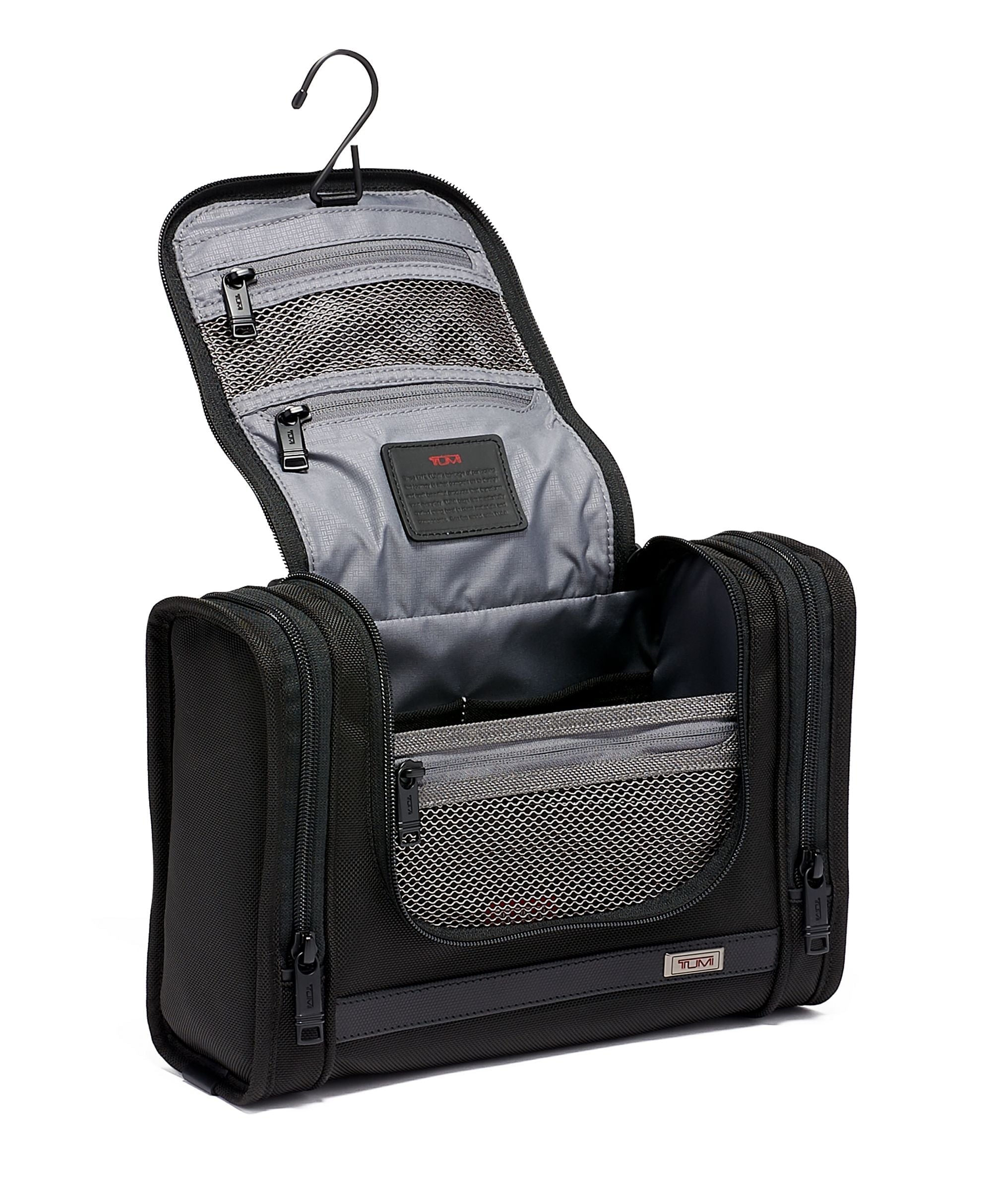 Tumi Alpha Hanging Travel Kit - Premium Men's Toiletry Bag for Business Travel & Weekend Getaways - Perfect for Toiletries, Grooming Essentials & Travel Accessories Organization