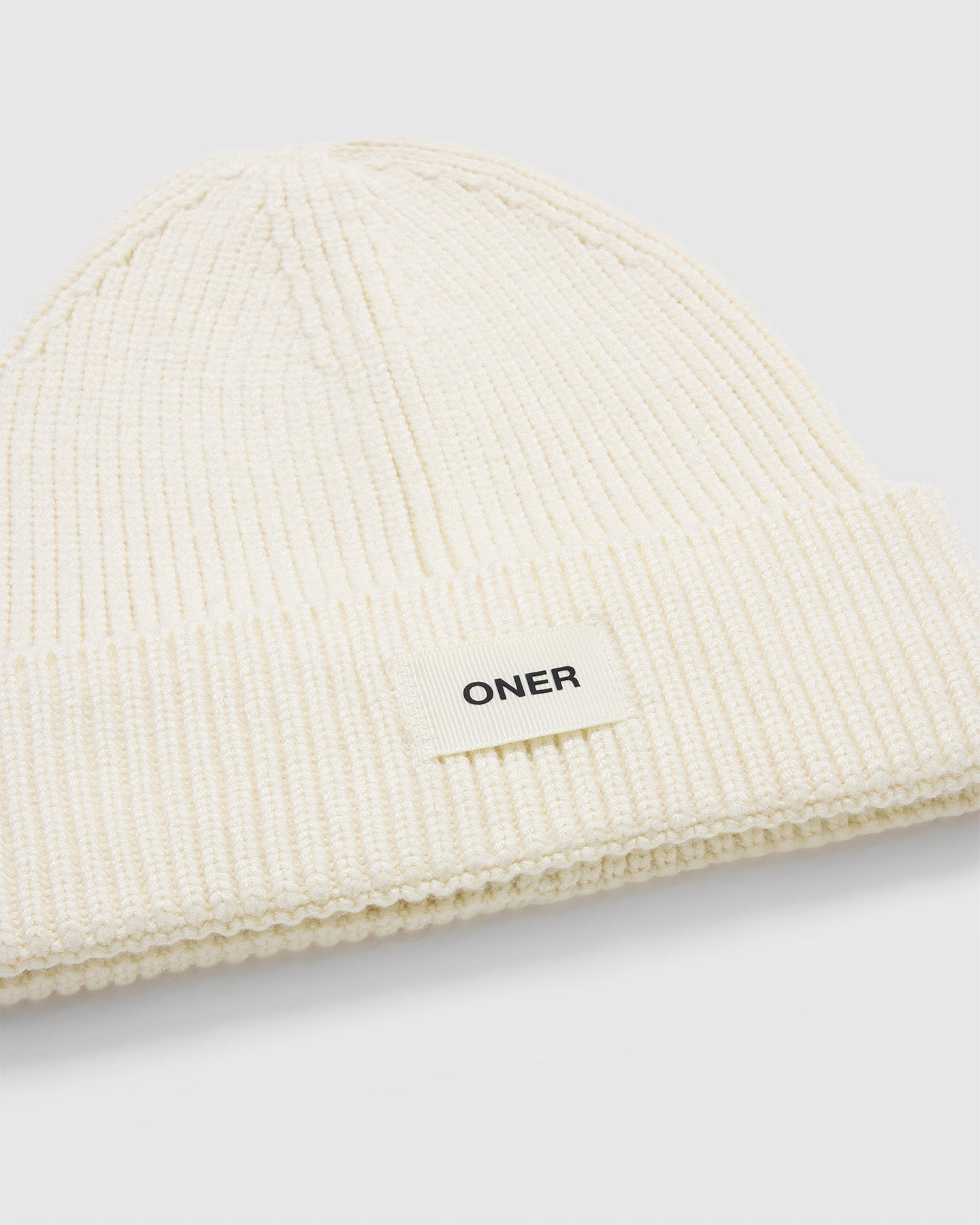 Oner Beanie Hat for Men & Women - Soft & Warm Winter Knit Beanie in Cream Color - Perfect for Outdoor Activities, Skiing, and Cold Weather Fashion