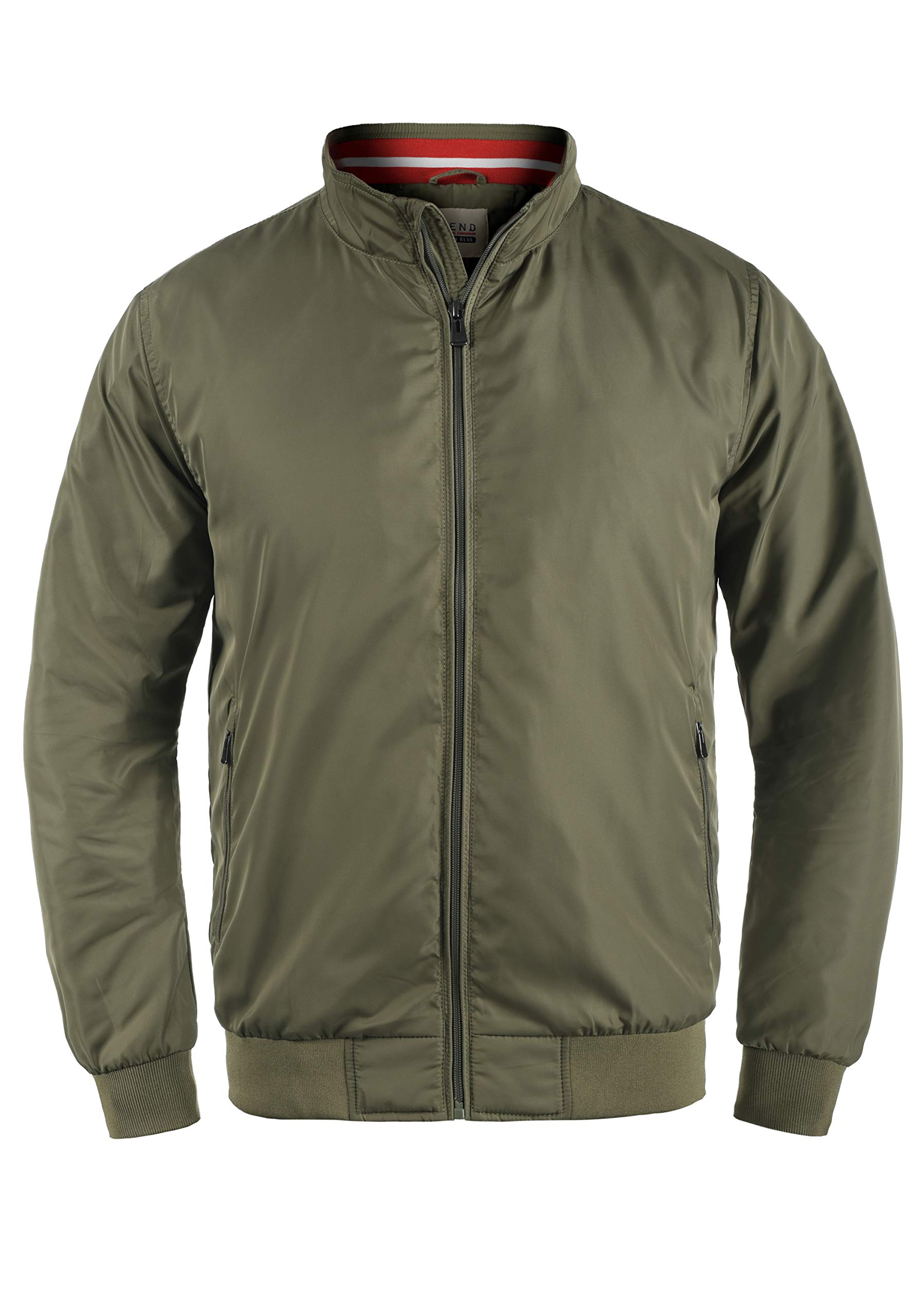 Blend BHZyklo Men's Softshell Jacket - Lightweight Water-Resistant Functional Jacket with Stand-Up Collar for Outdoor Hiking, Cycling & Casual Wear
