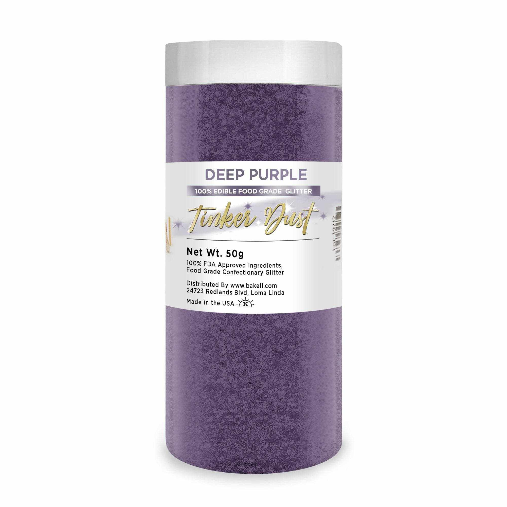 Deep Purple Tinker Dust® Glitter Bulk Size - 1 Pound Jar for Crafts, DIY Projects, Nail Art, Slime Making & Party Decorations